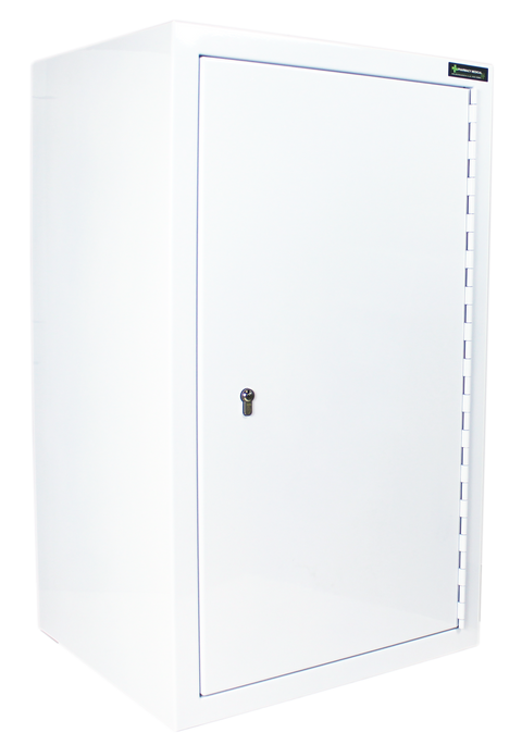 Pharmacy Medical - HECCMC350A MEDICINE / DRUGS CABINET 900 X 500 X 300mm | SINGLE DOOR, 3 FULL DEPTH SHELVES | R/H HINGE - with internal: CONTROLLED DRUGS CABINET S, M or L | 1 SHELF (Removable) | R/H HINGE