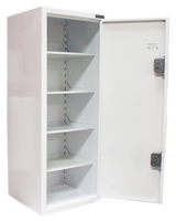 Pharmacy Medical - HECDC1050 CONTROLLED DRUGS CABINET 1250 X 500 X 450mm | 4 SHELVES (Adjustable) |  R or L HINGE, optional warning light