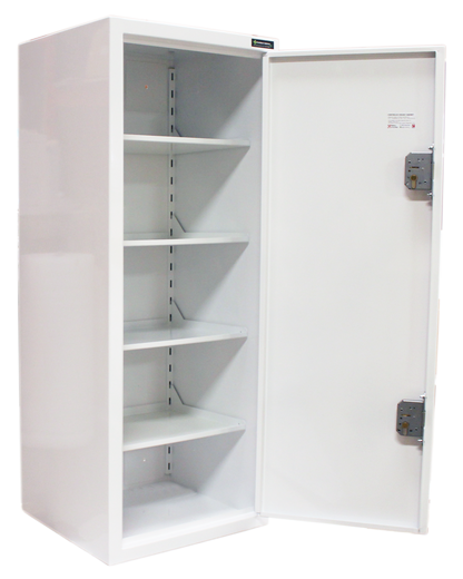 Pharmacy Medical - HECDC1050 CONTROLLED DRUGS CABINET 1250 X 500 X 450mm | 3 SHELVES (Adjustable) |  R or L HINGE, optional warning light