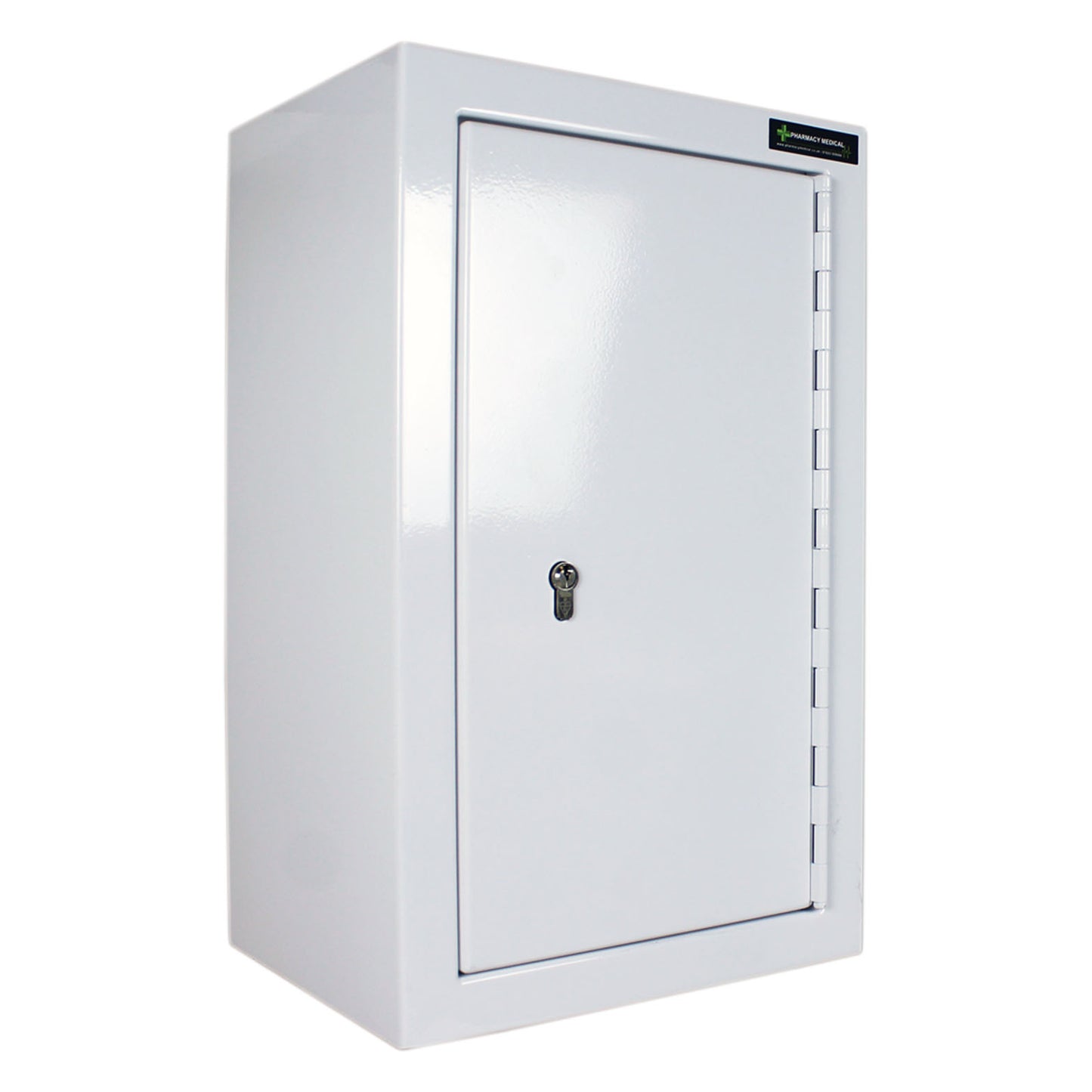 Pharmacy Medical - HECDC905 CONTROLLED DRUGS CABINET 500 X 300 X 270mm | 2 SHELVES (Adjustable) | Floor + Wall Fixing | R or L HINGE, optional warning light