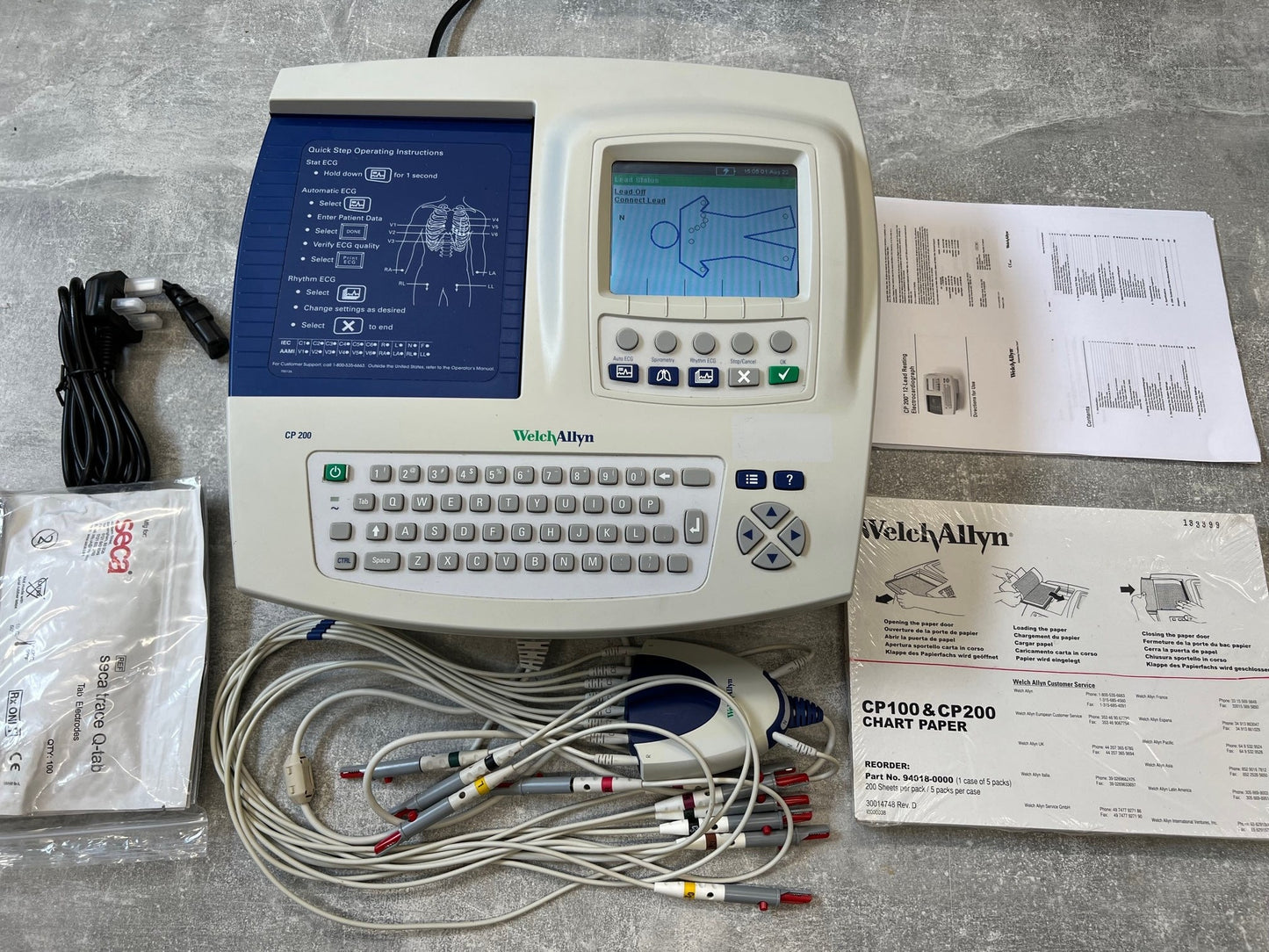 Reconditioned WelchAllyn CP200 12 Lead ECG Machine-