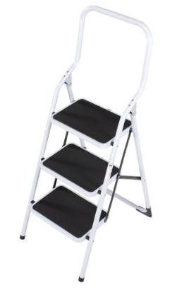 Small Folding Platform Step Ladders With  3 Steps