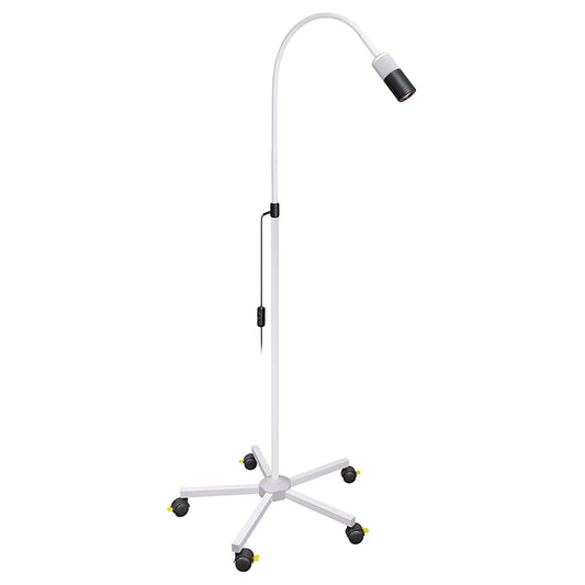 Luxamed - LED Examination Lamp on 5-feet-stand, Powder Coated-White