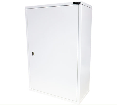 Pharmacy Medical - HECMC300 MEDICINE / DRUGS CABINET 900 X 600 X 300mm | 3 FULL DEPTH SHELVES | R or L HINGE, optional warning light