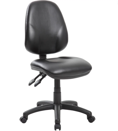OperatorchairBLackleather