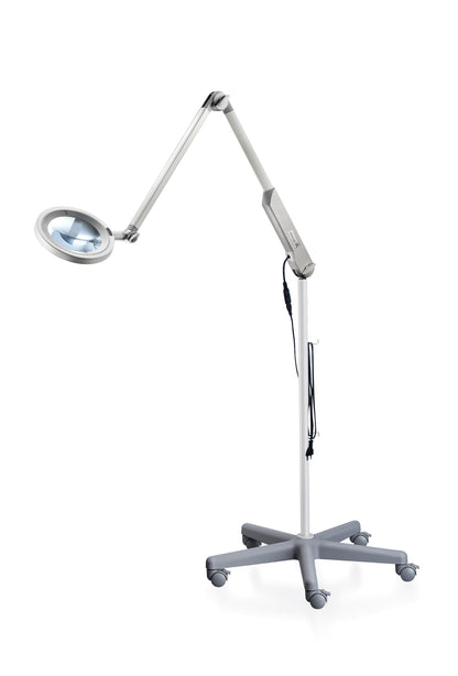 Brandon Medical - Optica LED medical magnifier, dimmable with 160mm 3.5 diopter lens - multiple mount options