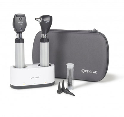 Opticlar - Standard Diagnostic Set - ADAPT Lithium, Desk Rechargeable, 2 Handles
