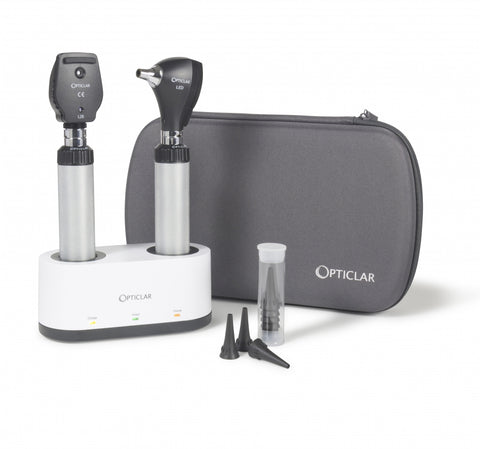 Opticlar - Standard Diagnostic Set - ADAPT Lithium, Desk Rechargeable, 2 Handles