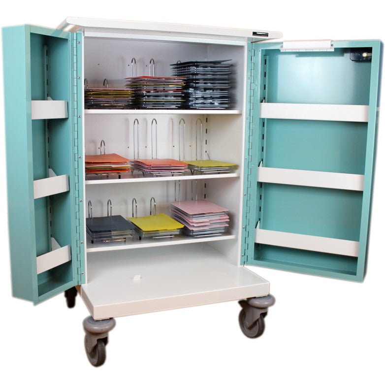 Double Door Medicine Drugs Trolley