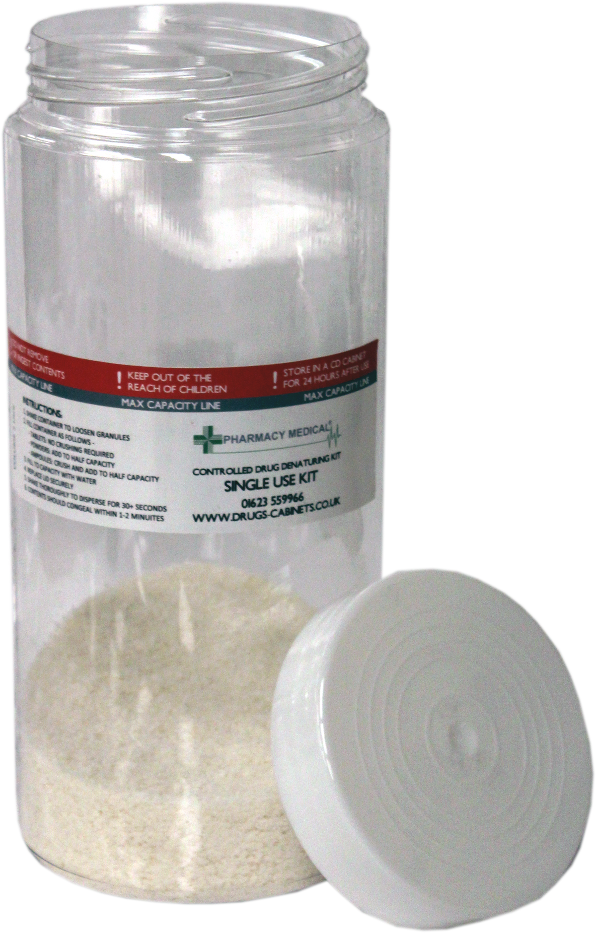 Pharmacy Medical - PMDEN2000 DRUG DENATURING KIT | 2000ml | PACK OF 1
