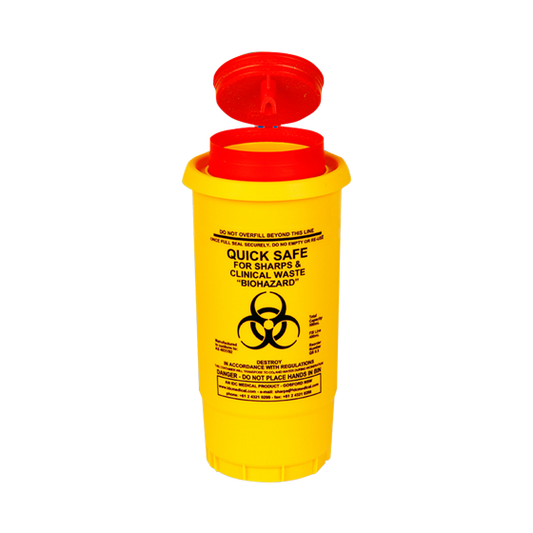 Aero Healthcare - AEROHAZARD SHARPS DISPOSAL BIN 0.5 LITRE - EACH