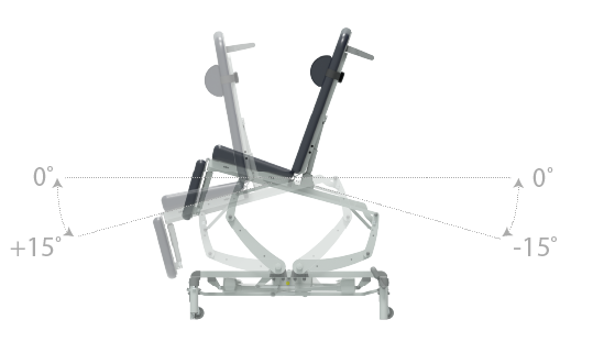 Seers - CLINNOVA Phlebotomy Pro Electric couch, with base and wheel options (285Kg SWL)