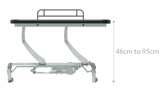 Seers - CLINNOVA Therapy Hygiene Electric Table, Medium (155cm) with base and switch options (265Kg SWL)