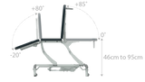 Seers - CLINNOVA Therapy 3 Section Electric Couch, standard head section with base and switch options (265Kg SWL)