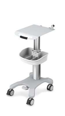 Seca CT500-2 ECG Cart - NEW Height adjustable ECG Cart with hydraulic system press pedal & storage utility bin