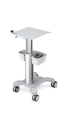 Seca CT500-2 ECG Cart - NEW Height adjustable ECG Cart with hydraulic system press pedal & storage utility bin