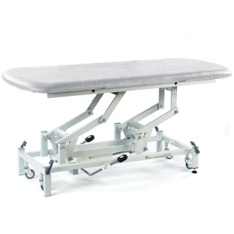Seers - Therapy Hygiene Table - Medium, hydraulic/electric, retractable wheels and various switch options (240kg SWL)