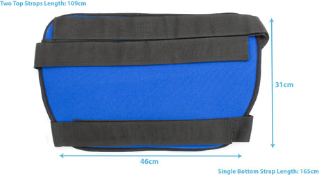 Measurements for leg strap