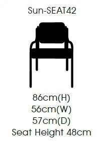 Sunflower - Genesis Easy Access Chair with arms