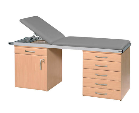 Sunflower - Specialist 2 section Couch System with One Drawerline Unit & One Drawer Pack in grey