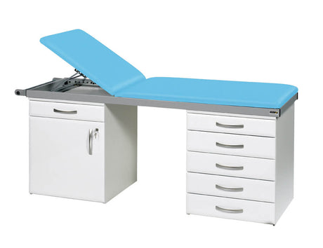Sunflower - Specialist 2 section Couch System with One Drawerline Unit & One Drawer Pack in bright blue