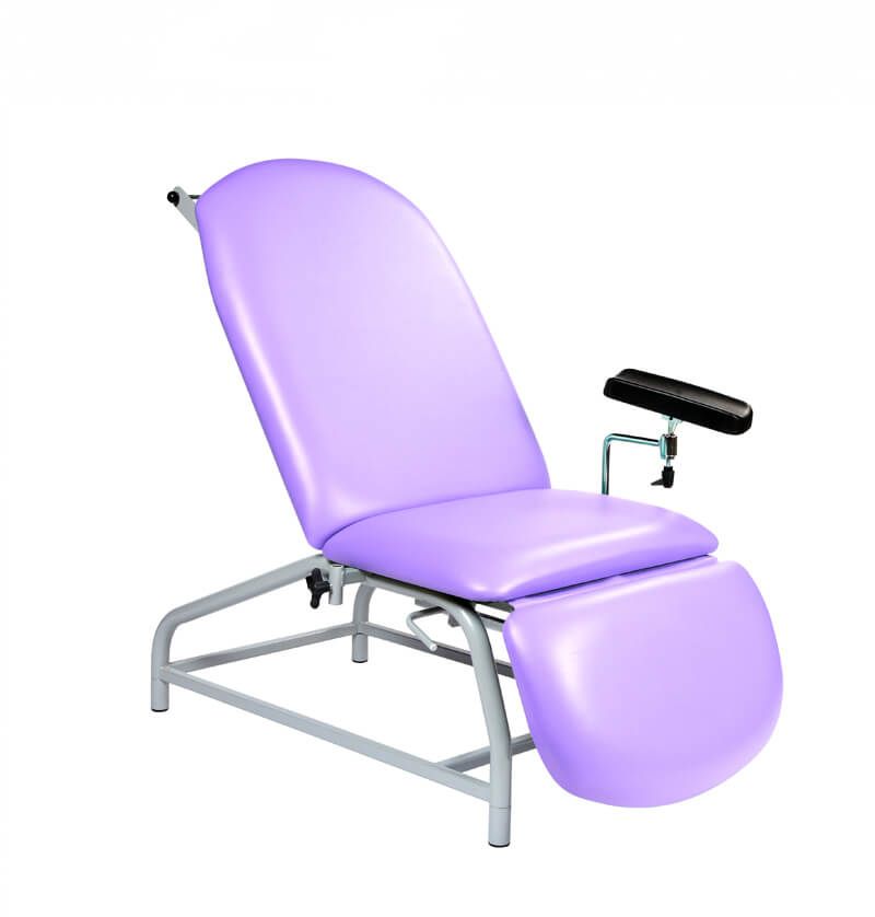 Sunflower - Fixed Height Reclining Phlebotomy Chair with Adjustable Feet