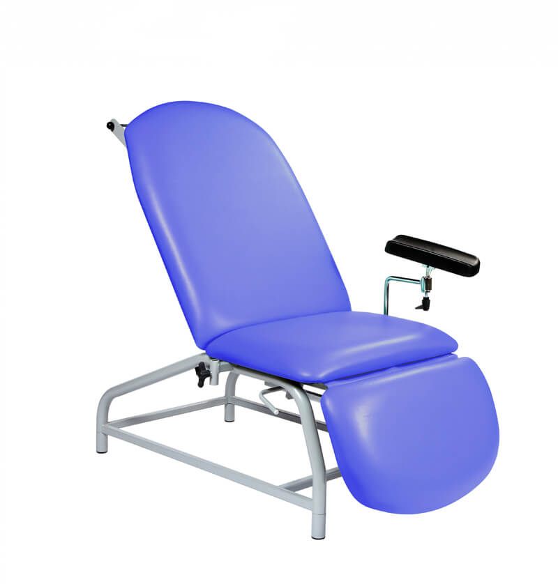 Sunflower - Fixed Height Reclining Phlebotomy Chair with Adjustable Feet