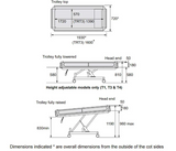 Chiltern Shower Trolley measurements 