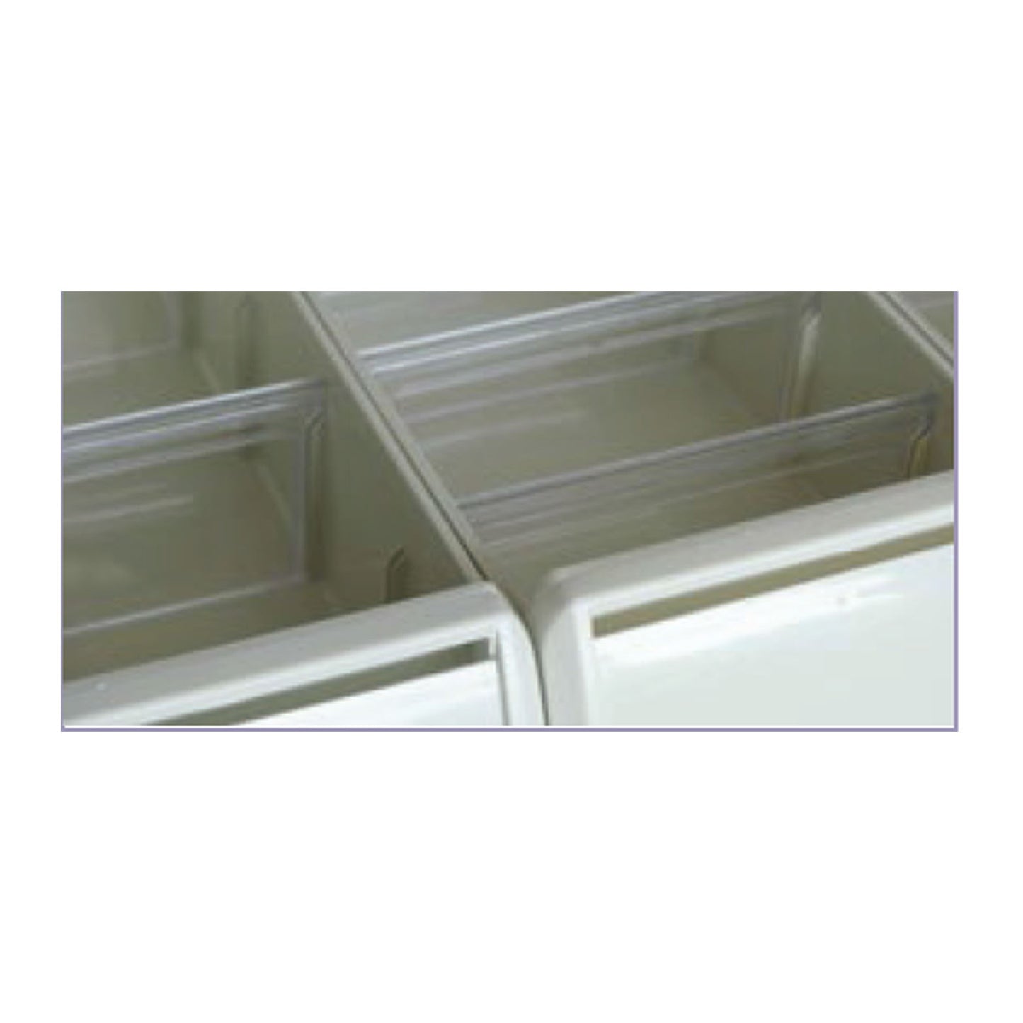 Pharmacy Medical - DWR-12C Replacement Trays to suit 515, 650 & 655 Trolley - Clear, divider option available