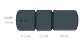 Seers - CLINNOVA Therapy 3 Section Electric Couch, standard head section with base and switch options (265Kg SWL)