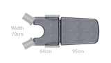 Seers - CLINNOVA Gynae 1 Electric couch, gas assisted back, hand switch, with base and wheel options (265Kg SWL)