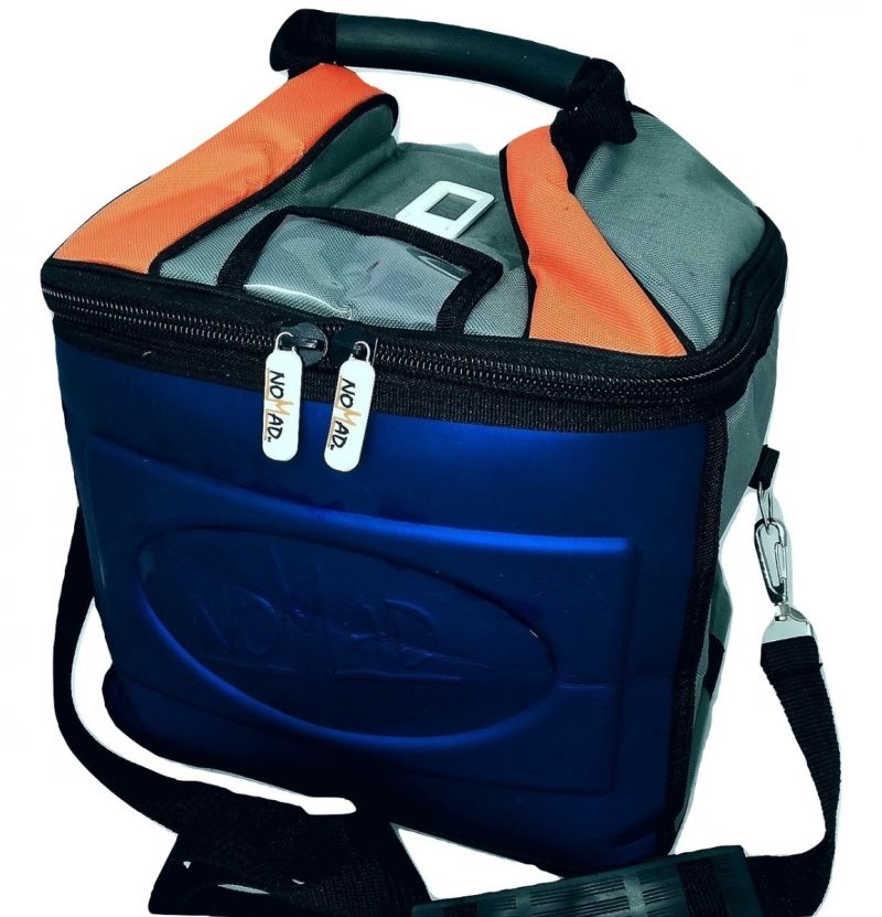 Nomad Soft Medical Cool Carrier with fitted thermometer display in lid