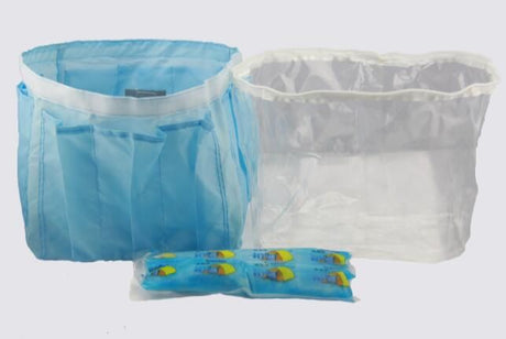 Nomad Soft Medical Cool Carrier with fitted thermometer display in lid - internal liners 