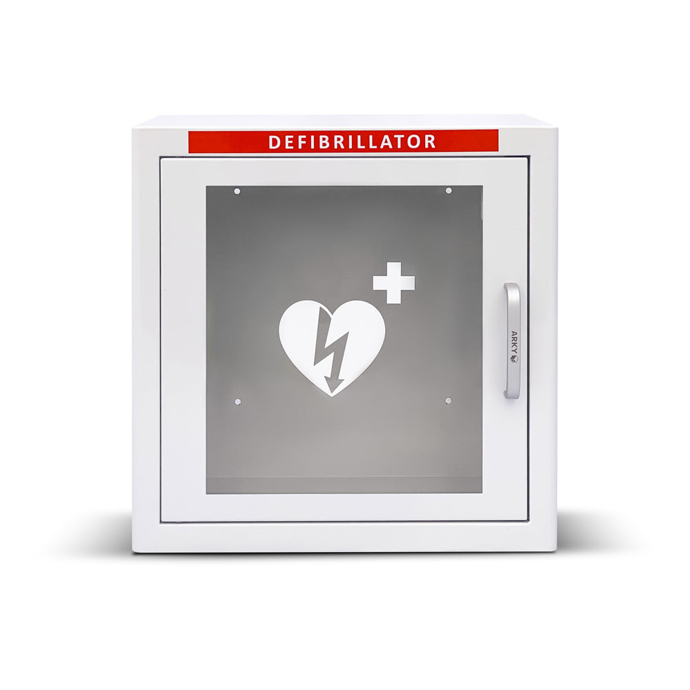 Arky White Indoor Defibrillator AED Cabinet With Alarm 60112