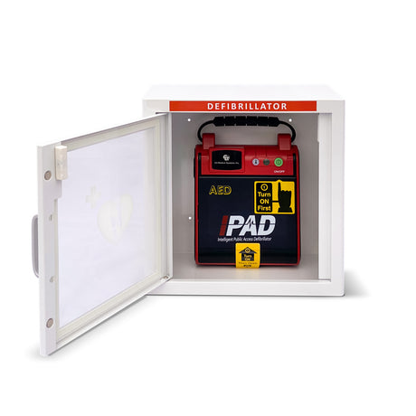 Arky White Indoor Defibrillator AED Cabinet With Alarm 60112 - internal view