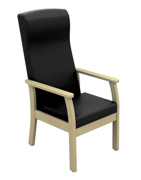 Sunflower - Atlas Patient High Back Arm Chair black