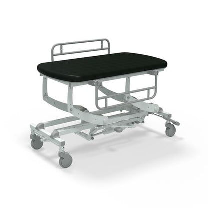 Seers - CLINNOVA Mobile Hygiene Hydraulic Table Small (125cm), incl. side support rails with wheel and base options (265Kg SWL)