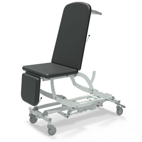 Seers - CLINNOVA Ultra 1 Electric couch, 3 section, gas assisted back and foot rest, classic base with wheel and foot switch options (265Kg SWL)