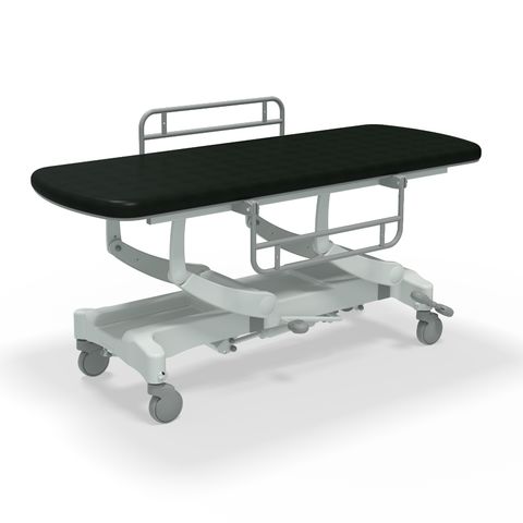 Seers - CLINNOVA Mobile Hygiene Hydraulic Table Large (190cm), incl. side support rails with wheel and base options (265Kg SWL)