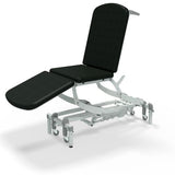 Seers - CLINNOVA Clinical 3 Section electric couch with electric back and footrest and classic base - black 