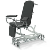 Seers - CLINNOVA Phlebotomy 1 Electric couch, gas assisted back and foot rest, classic base with wheel and foot switch options (265Kg SWL)