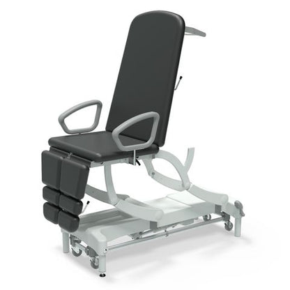 Seers - CLINNOVA Versa 1 Electric couch, 3 section, gas assisted back and foot rest, premium base with wheel and foot switch options (265Kg SWL)