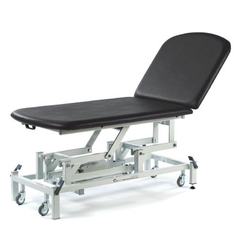 Seers - Medicare 2 Section Electric Bariatric Treatment Couch with electric backrest, 80cm width