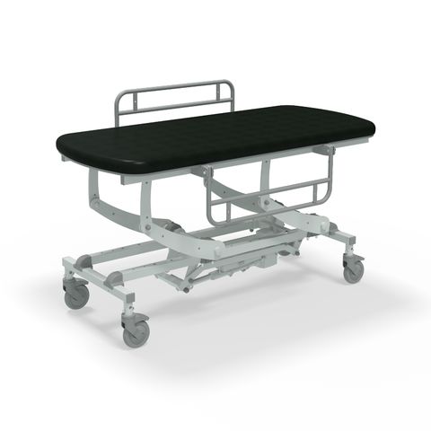 Seers - CLINNOVA Mobile Hygiene Electric Table Medium (155cm), classic base incl. side support rails with wheel and switch options (265Kg SWL)