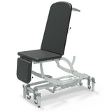 Seers - CLINNOVA Ultra 1 Electric couch, 3 section, gas assisted back and foot rest, classic base with wheel and foot switch options (265Kg SWL)