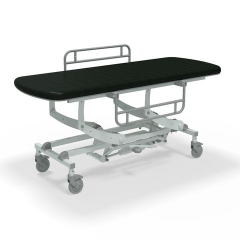 Seers - CLINNOVA Mobile Hygiene Hydraulic Table Large (190cm), incl. side support rails with wheel and base options (265Kg SWL)