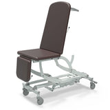 Seers - CLINNOVA Ultra 1 Electric couch, 3 section, gas assisted back and foot rest, hand switch, with base and wheel options (265Kg SWL)