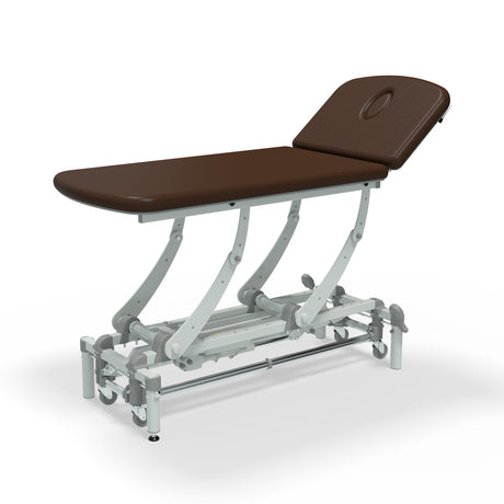 Seers - CLINNOVA Therapy 2 Section Electric Couch - dark brown