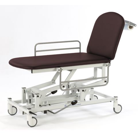 Seers - Medicare 2 Section Hydraulic Mobile Treatment Couch with gas assisted backrest