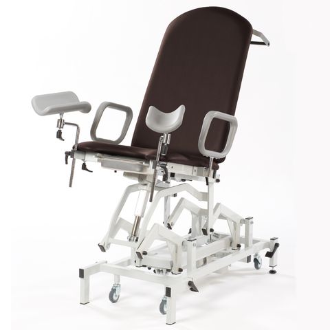Seers - Medicare Gynaecology Electric Couch with with electric height, tilt & backrest - Stirrups (RWD)